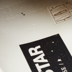 Pre Owned Golden Goose Multicolor Glitter and Leather Superstar Lace Up Sneakers Size 40