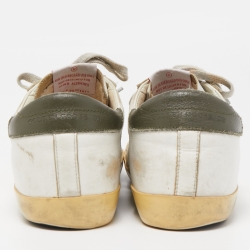 Golden Goose White Leather Superstar Low Top Sneakers Size 39