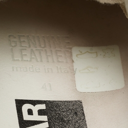 Pre Owned Golden Goose White Leather Superstar Sneakers Size 41