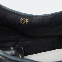 Pre Owned Golden Goose Black/Grey Leather and Mesh Stardan Low Top Sneakers Size 39