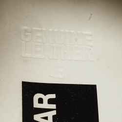 Pre Owned Golden Goose Tricolor Leather and Glitter Superstar Sneakers Size 40