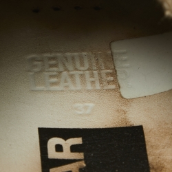 Pre Owned Golden Goose White Leather Superstar Sneakers Size 37