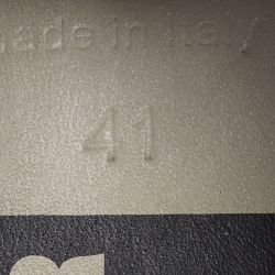 Pre Owned Golden Goose White/Grey Suede and Leather Superstar Low Top Sneakers Size 41