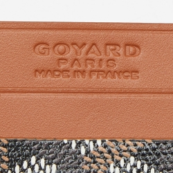 Goyard Brown Goyardine Coated Canvas and Leather Saint Sulpice Card Holder