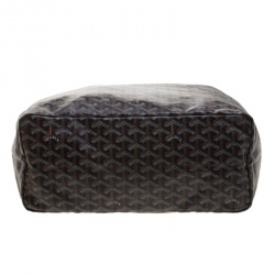 Pre Owned Goyard Black Coated Canvas Saint Louis PM Tote
