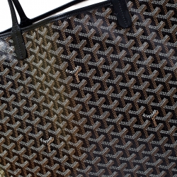 Pre Owned Goyard Brown Goyardine Coated Canvas St. Louis GM Tote