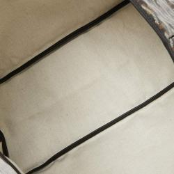 Pre Owned Goyard Black Goyardine Coated Canvas and Leather Saint Louis PM Tote