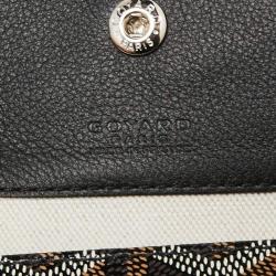 Goyard Black Goyardine Coated Canvas and Leather Saint Louis PM Tote