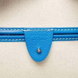Goyard Blue Goyardine Coated Canvas and Leather Artois Pm Tote