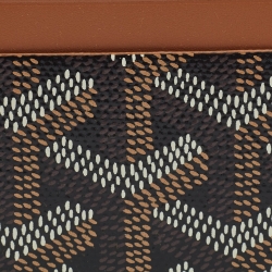 Goyard Tan Goyardine Coated Canvas and Leather Saint Sulpice Card Holder