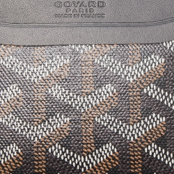 Goyard Black Goyardine Coated Canvas and Leather Saint Sulpice Card Holder
