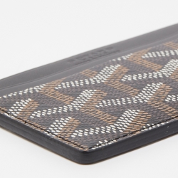 Goyard Black Goyardine Coated Canvas and Leather Saint Sulpice Card Holder