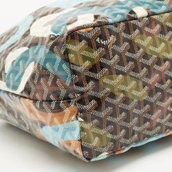 Goyard Black Lettres Camouflage Goyardine Coated Canvas Limited Edition Saint Louis PM Tote