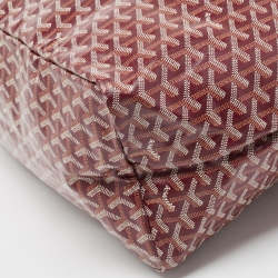 Goyard Burgundy Goyardine Coated Canvas and Leather Saint Louis GM Tote