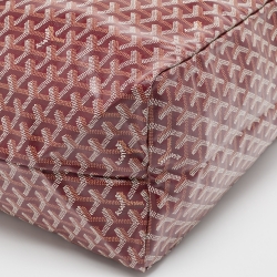 Goyard Burgundy Goyardine Coated Canvas and Leather Saint Louis GM Tote