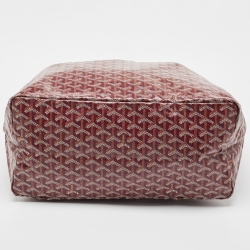 Goyard Burgundy Goyardine Coated Canvas and Leather Saint Louis GM Tote