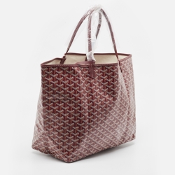 Goyard Burgundy Goyardine Coated Canvas and Leather Saint Louis GM Tote