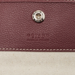 Goyard Burgundy Goyardine Coated Canvas and Leather Saint Louis GM Tote