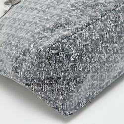 Goyard Grey Goyardine Coated Canvas and Leather Saint Louis PM Tote