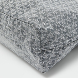 Goyard Grey Goyardine Coated Canvas and Leather Saint Louis PM Tote