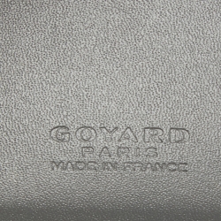 Pre Owned Goyard Grey Coated Canvas Saint Pierre Card Holder