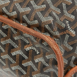 Pre Owned Goyard Brown Goyardine Coated Canvas and Leather Reversible Anjou PM Tote
