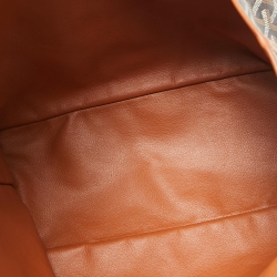 Pre Owned Goyard Brown Goyardine Coated Canvas and Leather Reversible Anjou PM Tote
