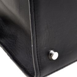 Goyard Brown/Black Coated Canvas and Leather Saigon Top Handle Bag