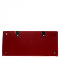 Goyard Red Coated Canvas and Leather Saigon Top Handle Bag