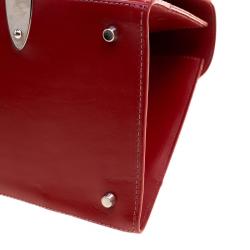 Goyard Red Coated Canvas and Leather Saigon Top Handle Bag