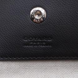 Pre Owned Goyard Brown/Black Blue Coated Canvas  and Leather Saint Louis Tote