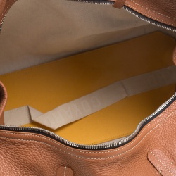 Pre Owned Goyard Brown/Cognac Coated Canvas Hardy Tote PM
