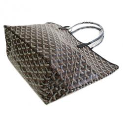 Pre Owned Goyard Black Canvas Saint Louis Tote PM