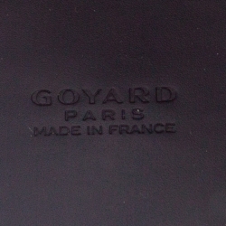 Pre Owned Goyard Blue Coated Canvas and Leather Marquises Tote
