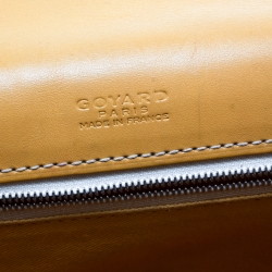 Goyard Yellow Coated Canvas and Leather Crossbody Bag