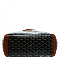 Pre Owned Goyard Brown Coated Canvas Artois Tote