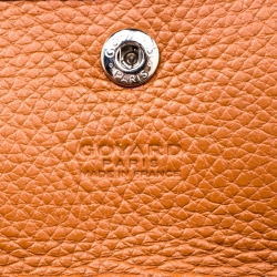 Pre Owned Goyard Tan/Cognac Coated Canvas Hardy Tote PM