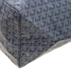 Pre Owned Goyard Saint Louis Grey Coated Canvas GM Tote