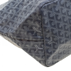 Pre Owned Goyard Saint Louis Grey Coated Canvas GM Tote