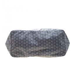 Pre Owned Goyard Saint Louis Grey Coated Canvas GM Tote