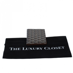 Goyard Brown Goyardine Coated Canvas Passport Holder 