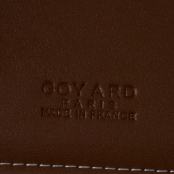 Goyard Brown Goyardine Coated Canvas Passport Holder 