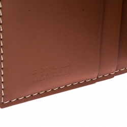 Pre Owned Goyard Black Goyardine Bi Fold Wallet
