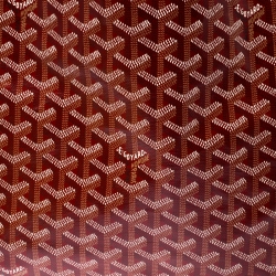 Pre Owned Goyard Red/White Goyardine Coated Canvas St. Louis GM Tote