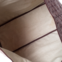 Pre Owned Goyard Bordeaux Goyardine Coated Canvas St. Louis PM Tote