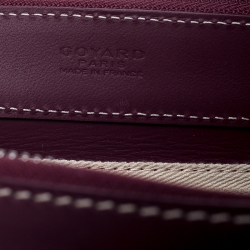 Pre Owned Goyard Burgundy Coated Canvas Okinawa GM Tote