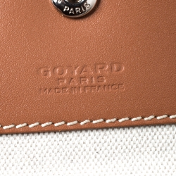 Pre Owned Goyard Brown Goyardine Coated Canvas St. Louis PM Tote