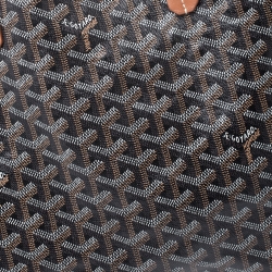Pre Owned Goyard Brown Goyardine Coated Canvas St. Louis PM Tote