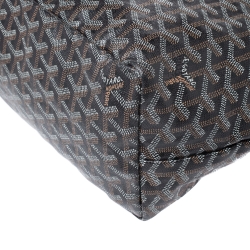 Pre Owned Goyard Brown Goyardine Coated Canvas St. Louis PM Tote