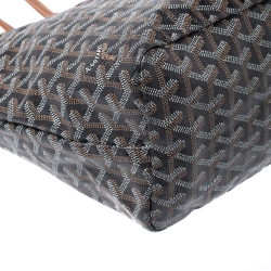 Pre Owned Goyard Brown Goyardine Coated Canvas St. Louis PM Tote